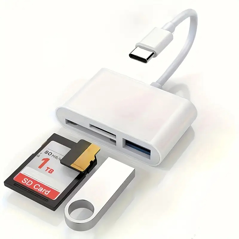 Microsd Card Tablet - 3-in-1 Type C Card Reader Micro