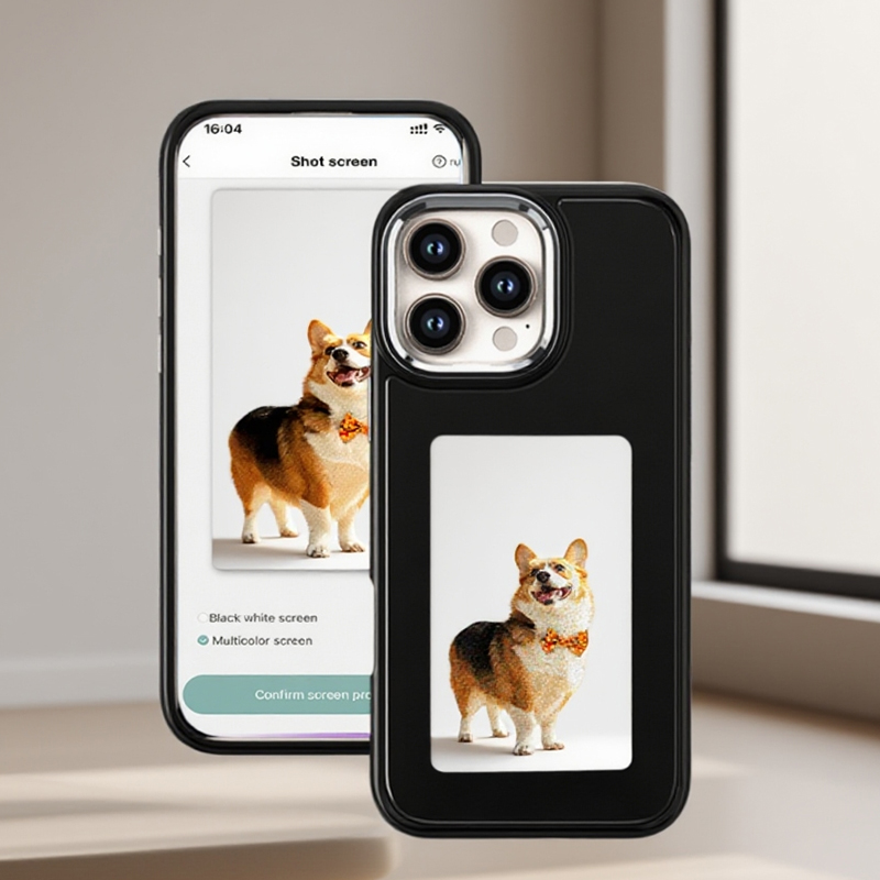 Tablet Computer Accessories - DIY E-Ink Screen Phone Case NFC