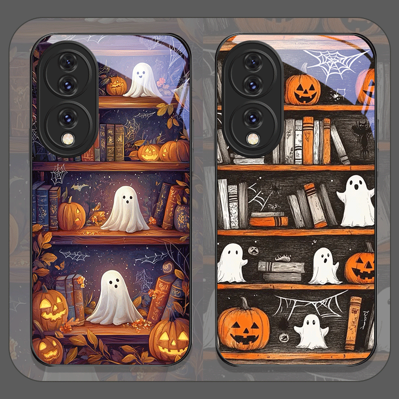 Halloween Pumpkin Ghost Booksh - Honor Tablet Accessories review and price
