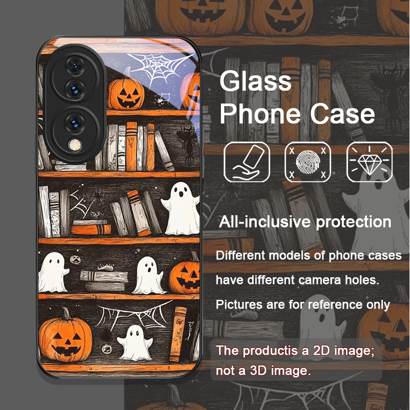 Halloween Pumpkin Ghost Booksh - Honor Tablet Accessories review and price