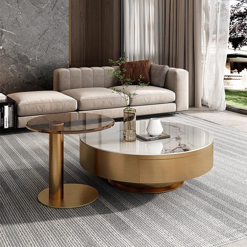 Round Clear Coffee Table Simpl - Unique Table Accessories review and price