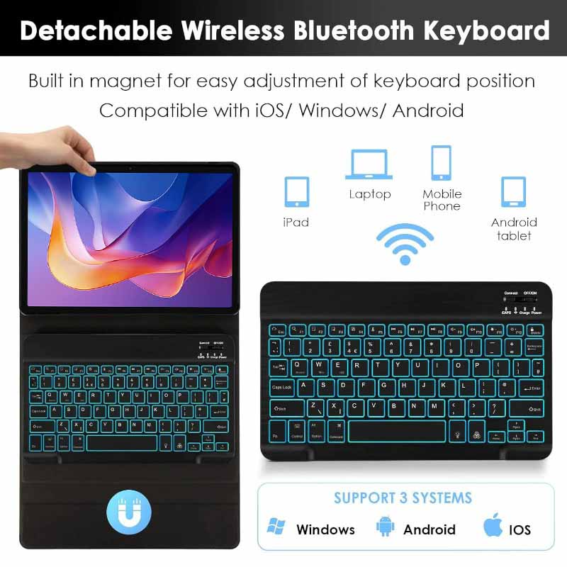 Keyboard Case for OPPO Pad SE  - Oppo Tablet Accessories review and price