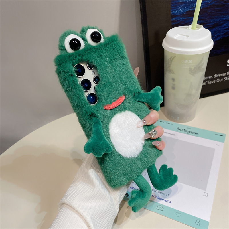 Plush Frog Phone Case, Cute Gr - Samsung Galaxy S25 review and price
